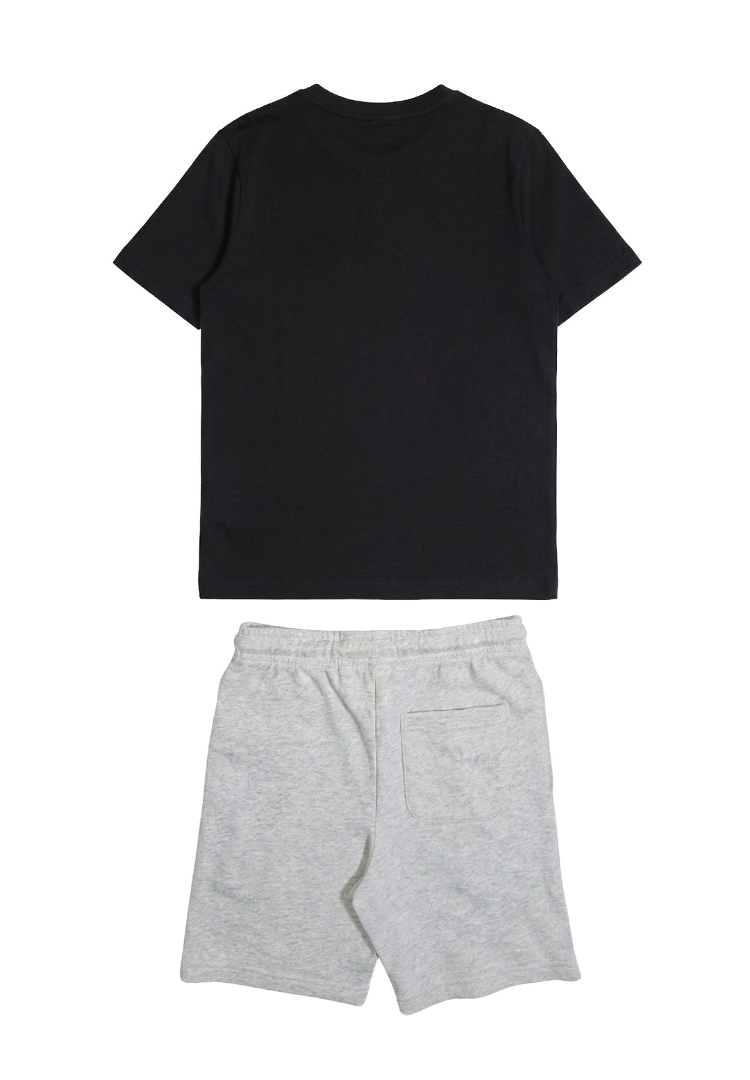 Completo nero-grigio per bambino