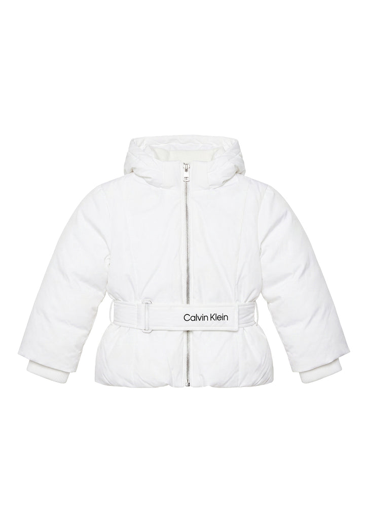Giubbotto bianco per bambina