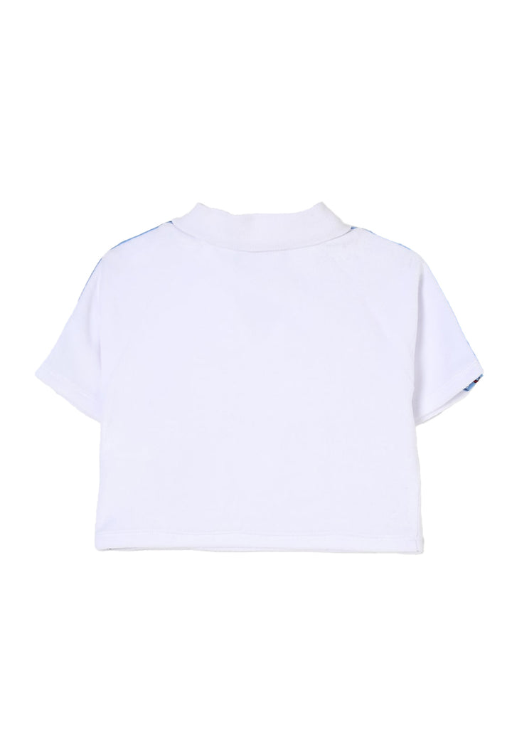 Polo bianca per bambina