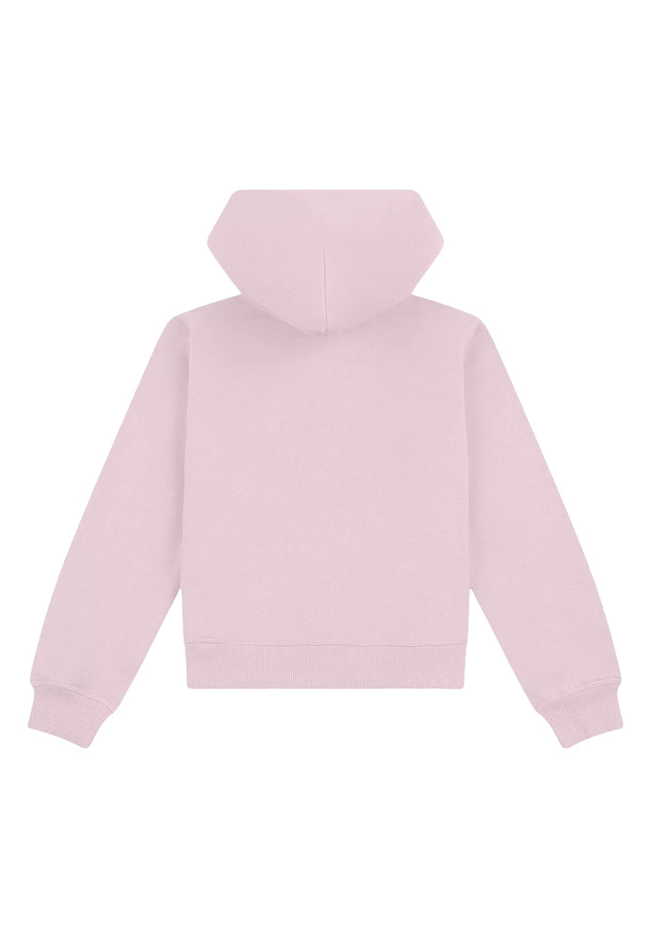 Felpa cappuccio rosa per bambina