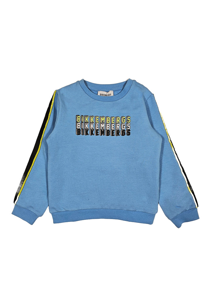 Light blue crewneck sweatshirt for boy