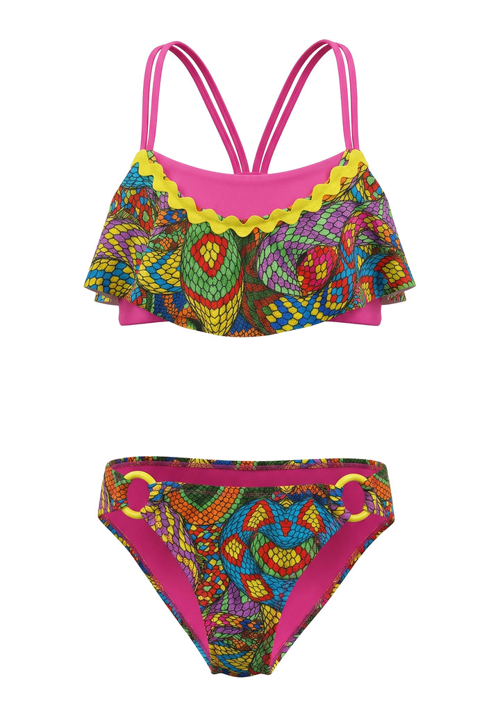 Costume multicolor per bambina