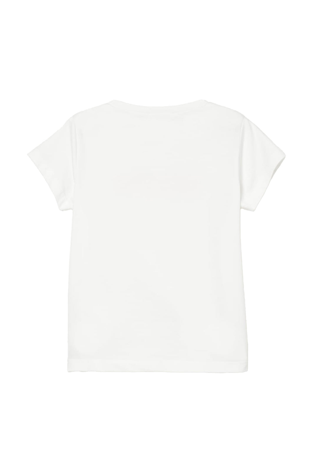 T-shirt bianca per neonata