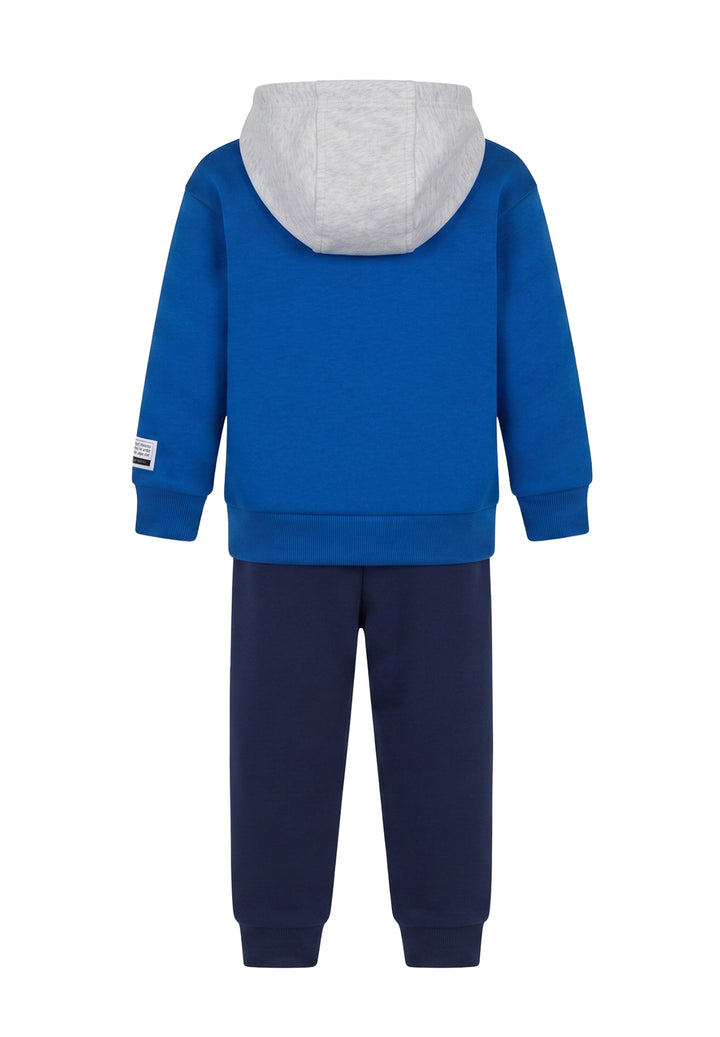 Completo felpa blu per bambino