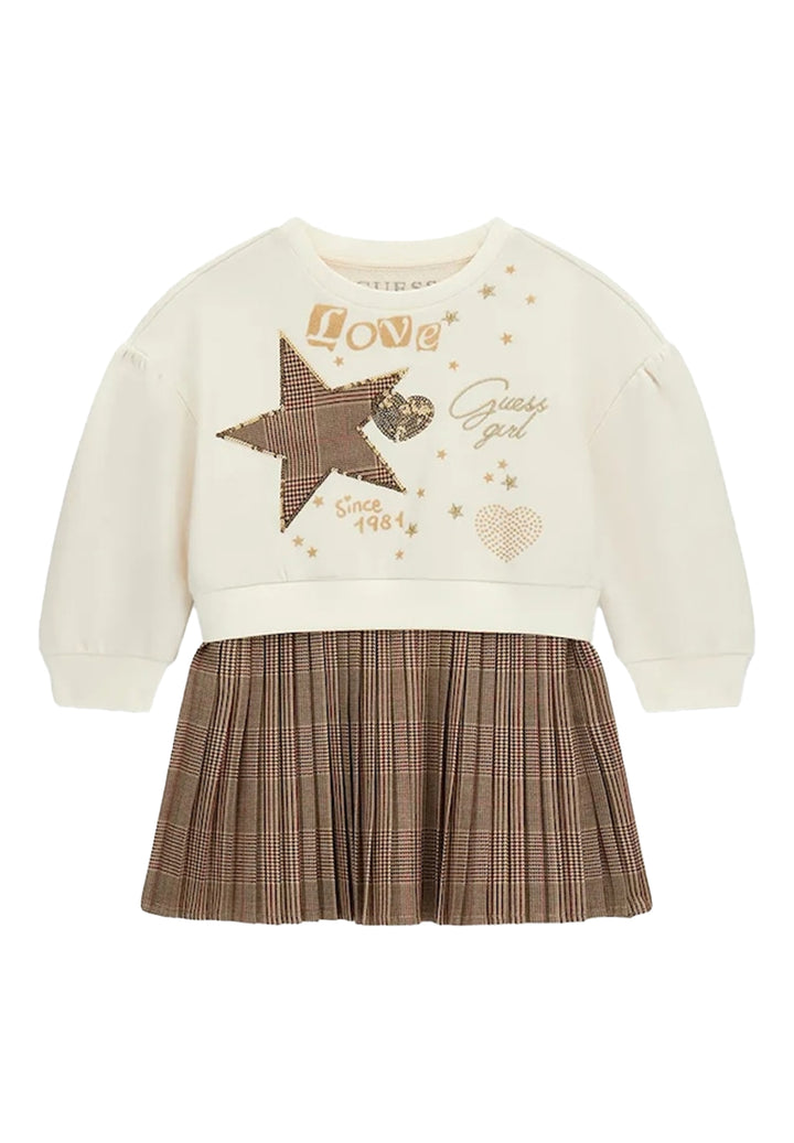 Vestito beige per bambina