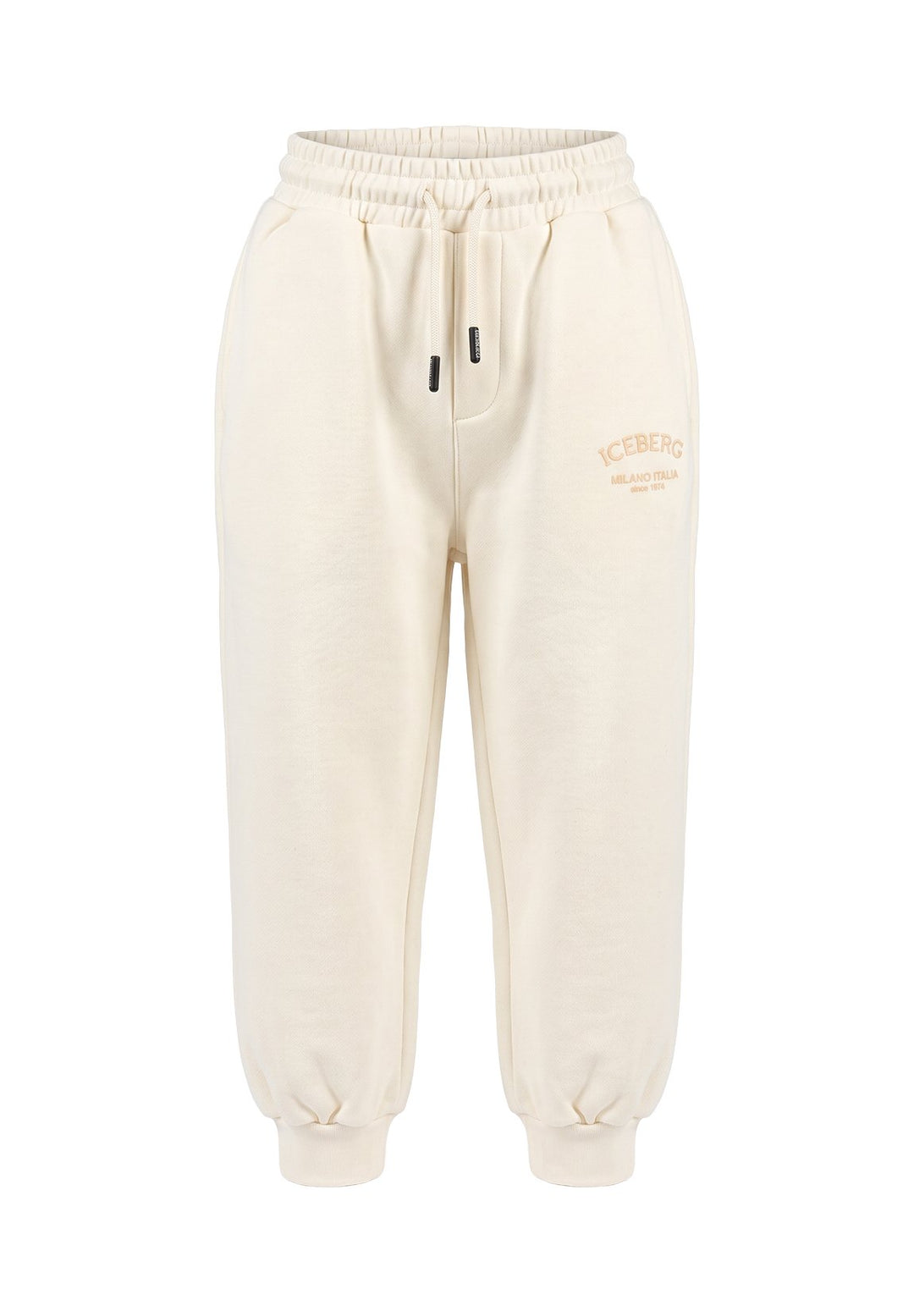 Pantalone felpa bianco unisex