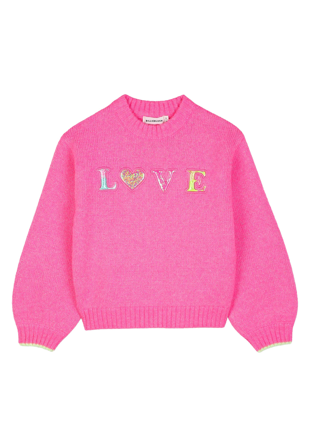 Maglione rosa per bambina