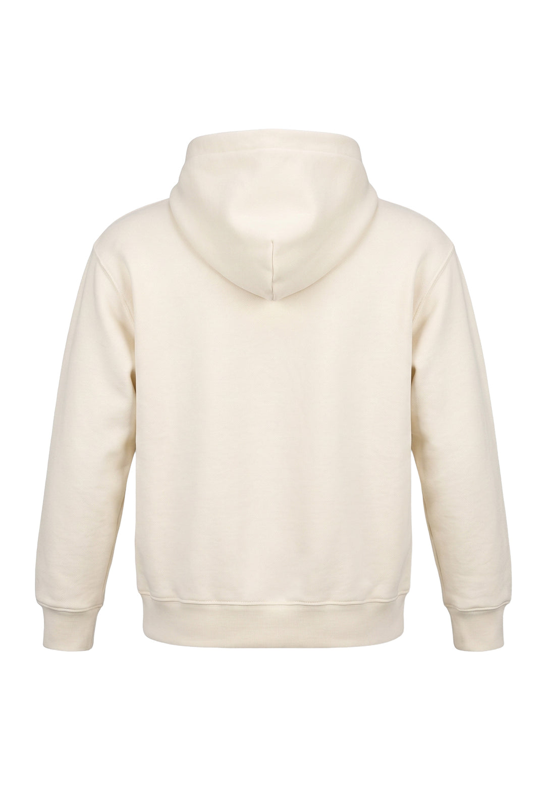 Felpa cappuccio crema per bambina