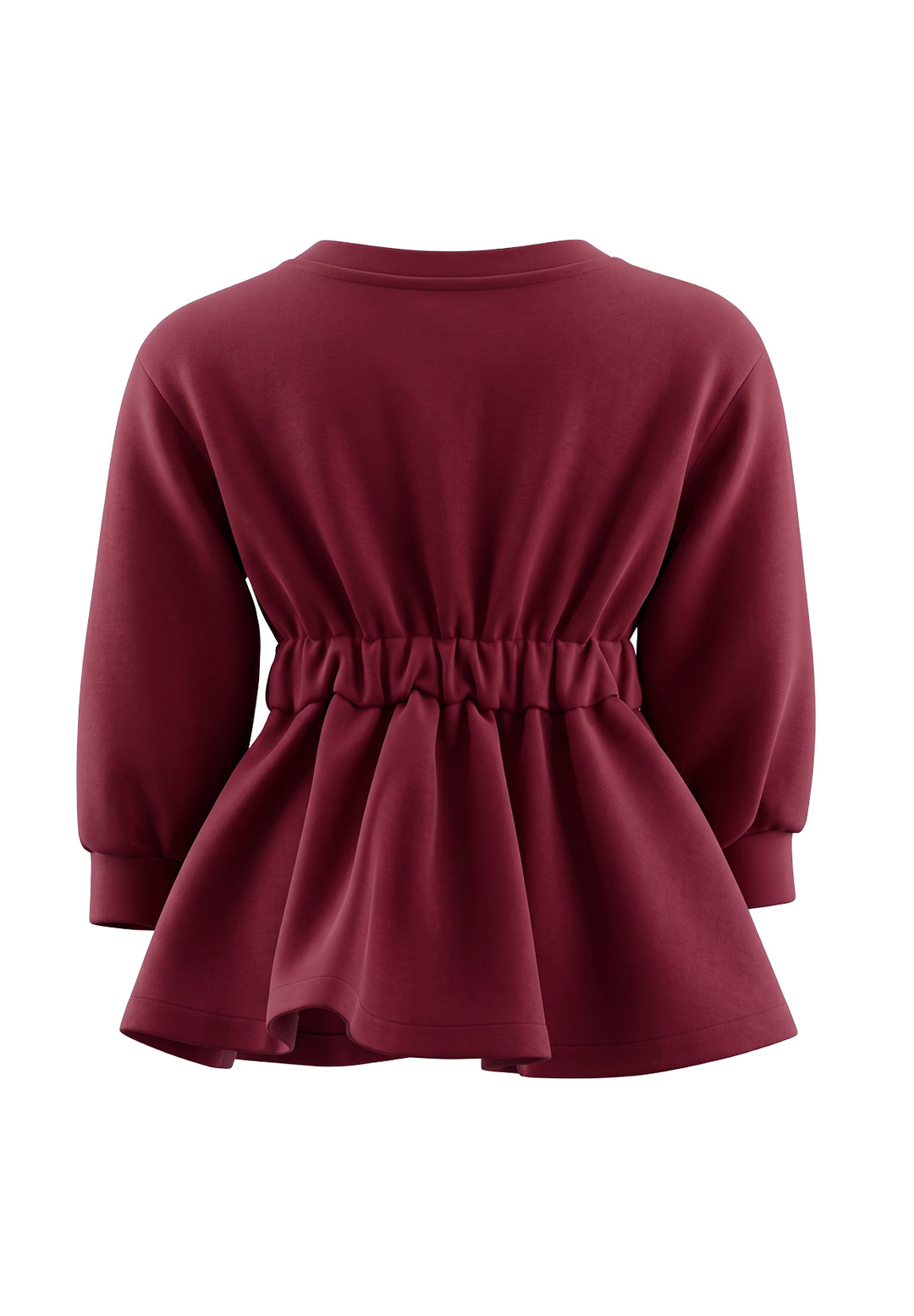 Vestito felpa fuxia per neonata