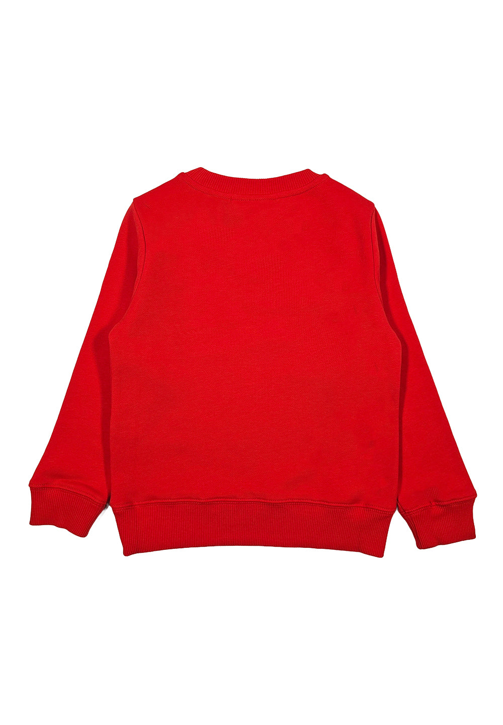 Felpa girocollo rossa unisex
