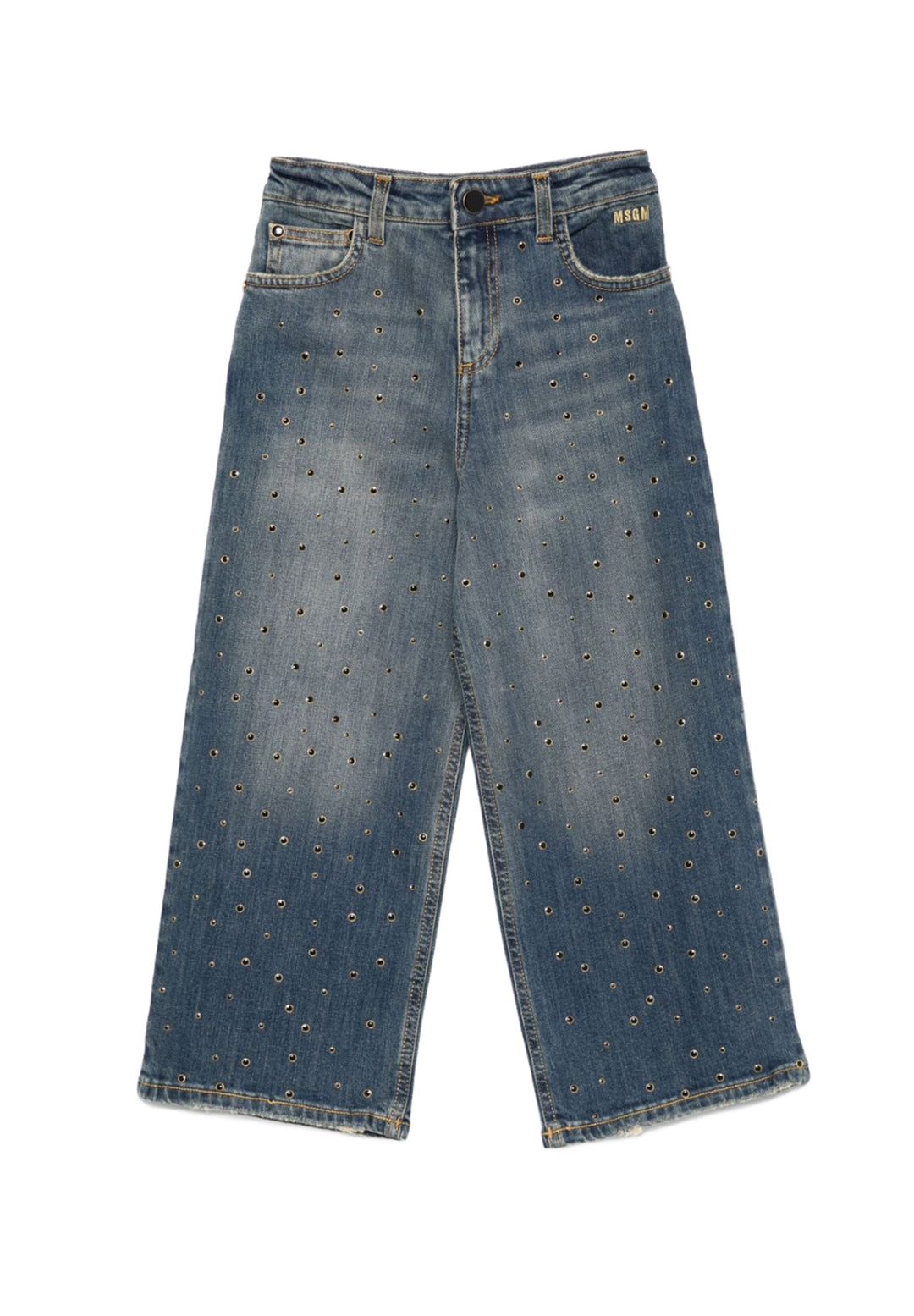 Jeans blu denim per bambina