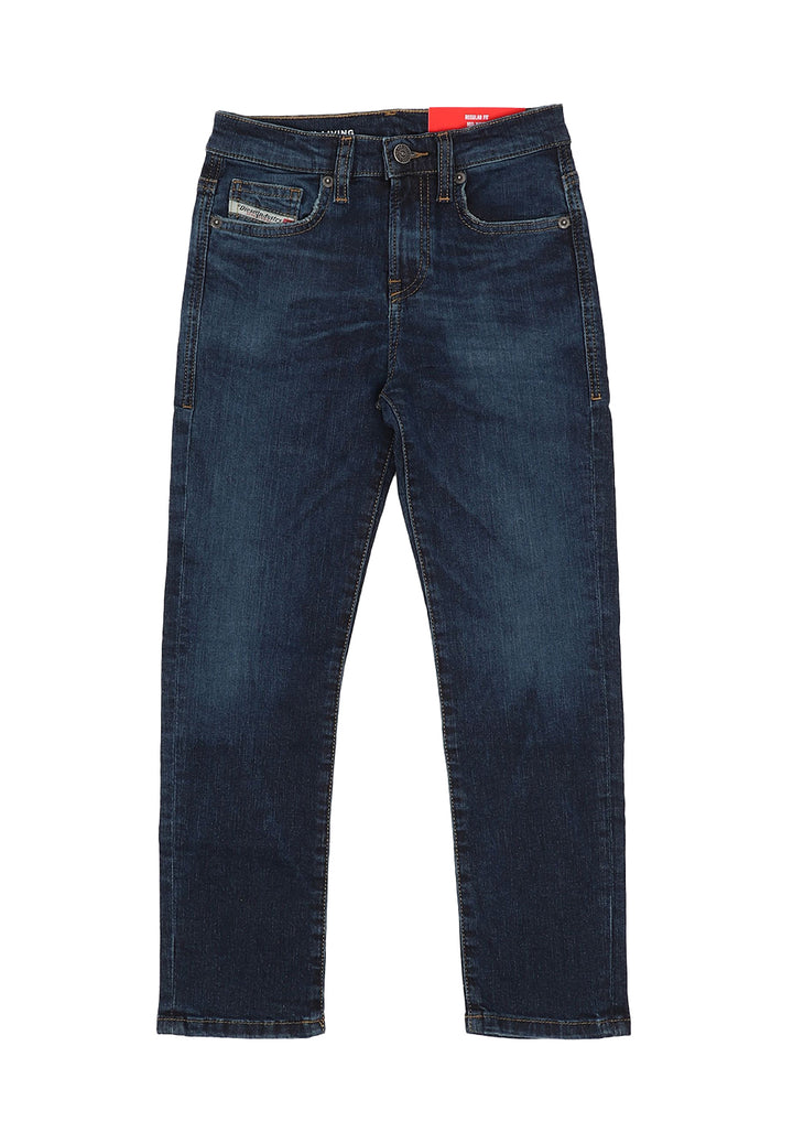 Jeans blu denim per bambino