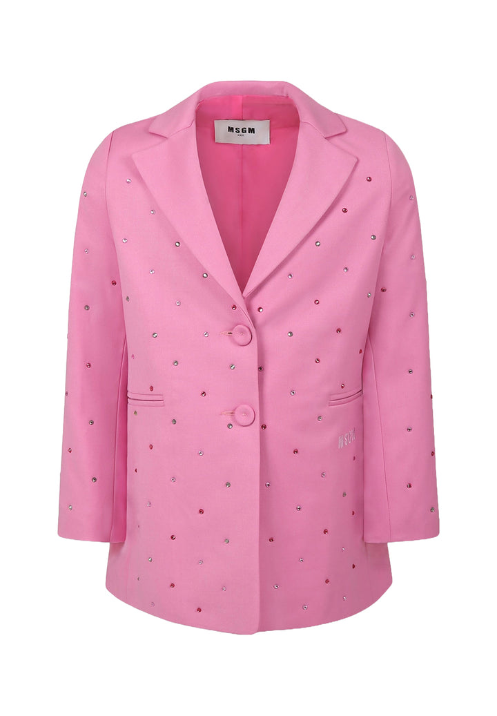 Giacca rosa per bambina