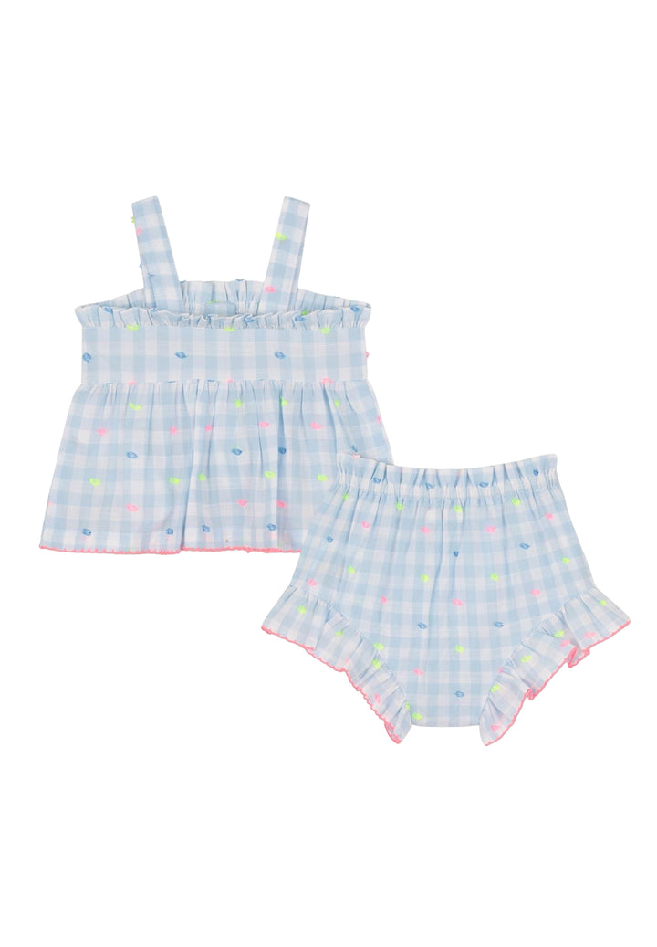 Completo celeste per neonata