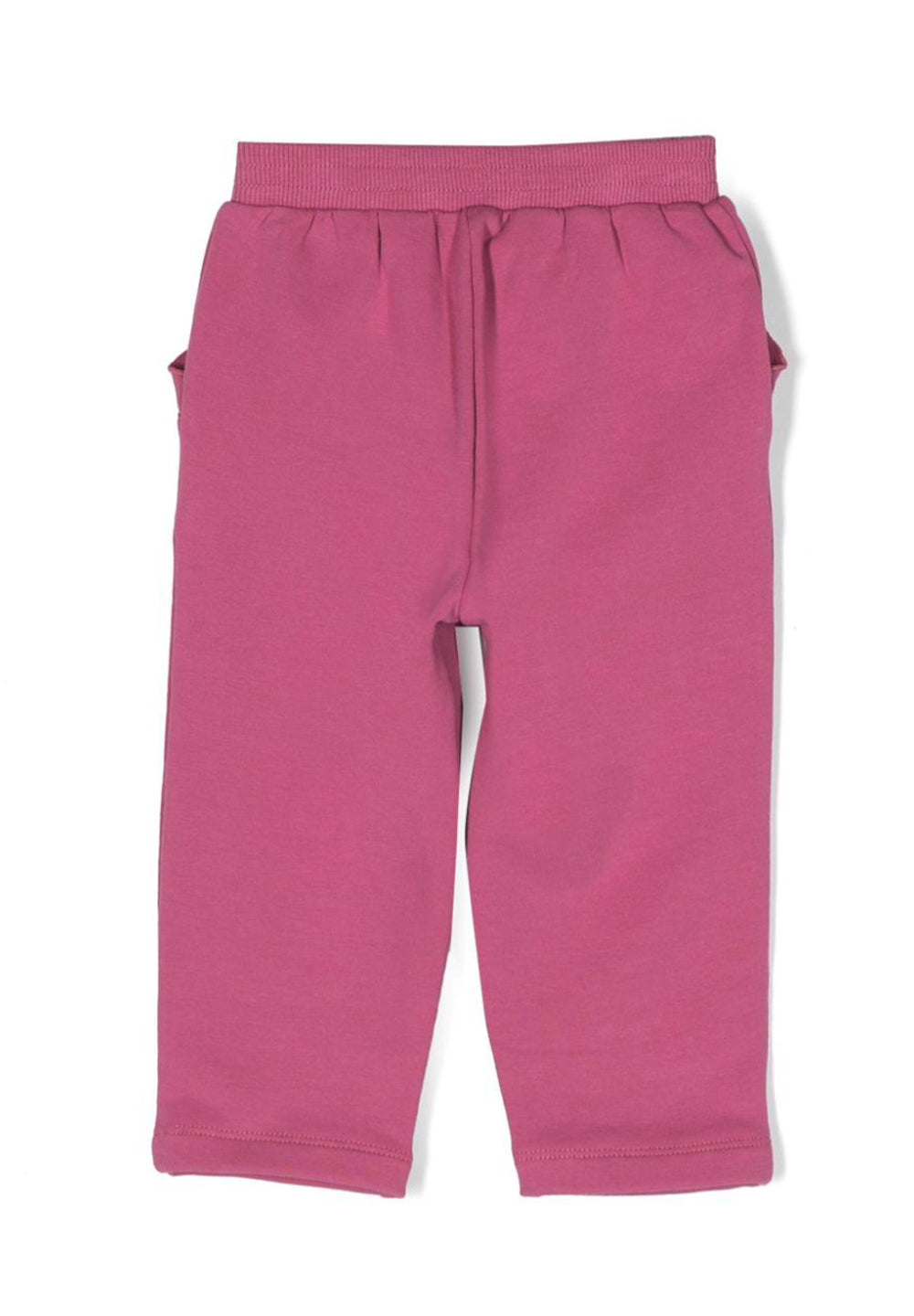 Fuchsia fleece trousers for baby girl