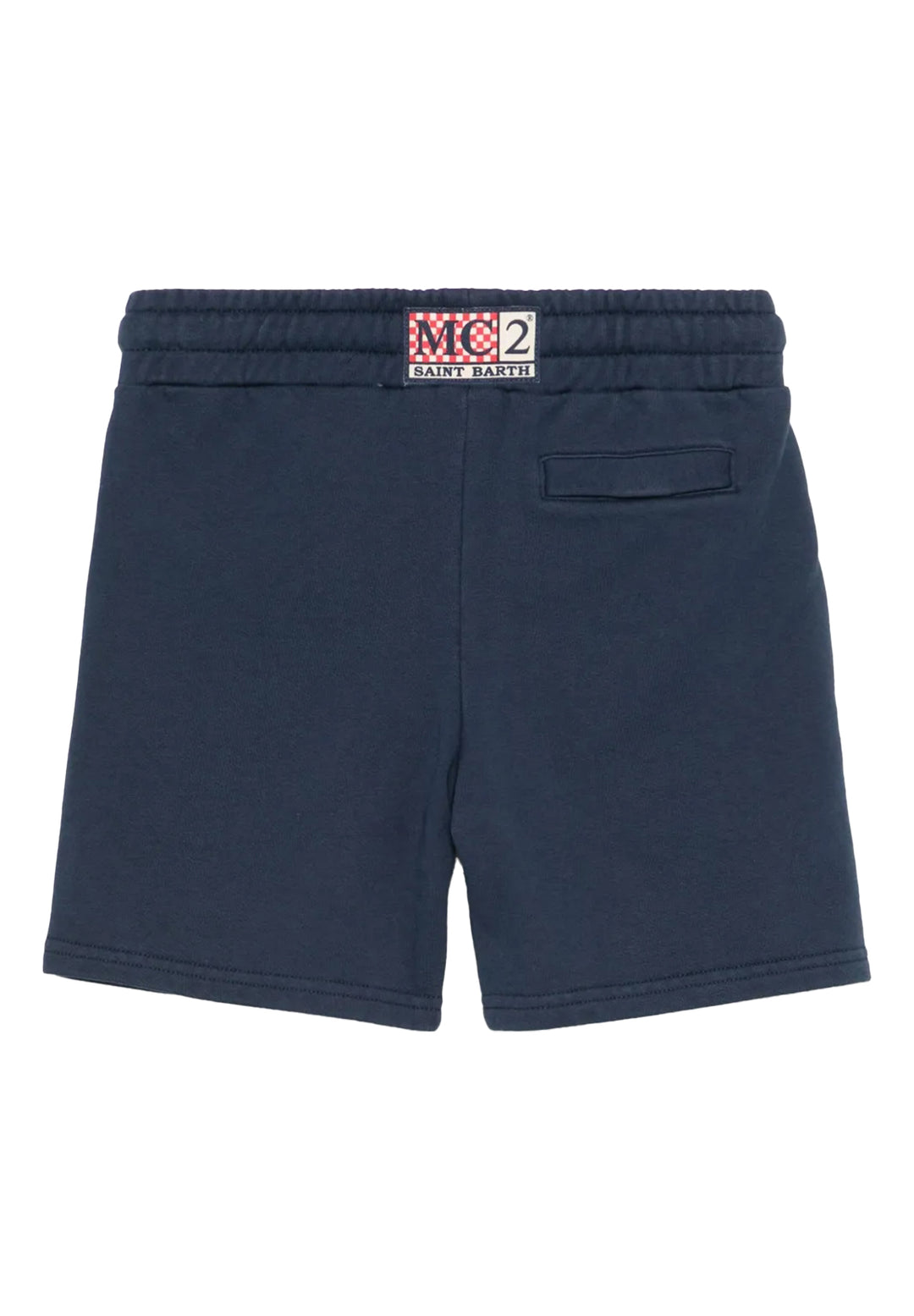 Bermuda felpa blu per neonato