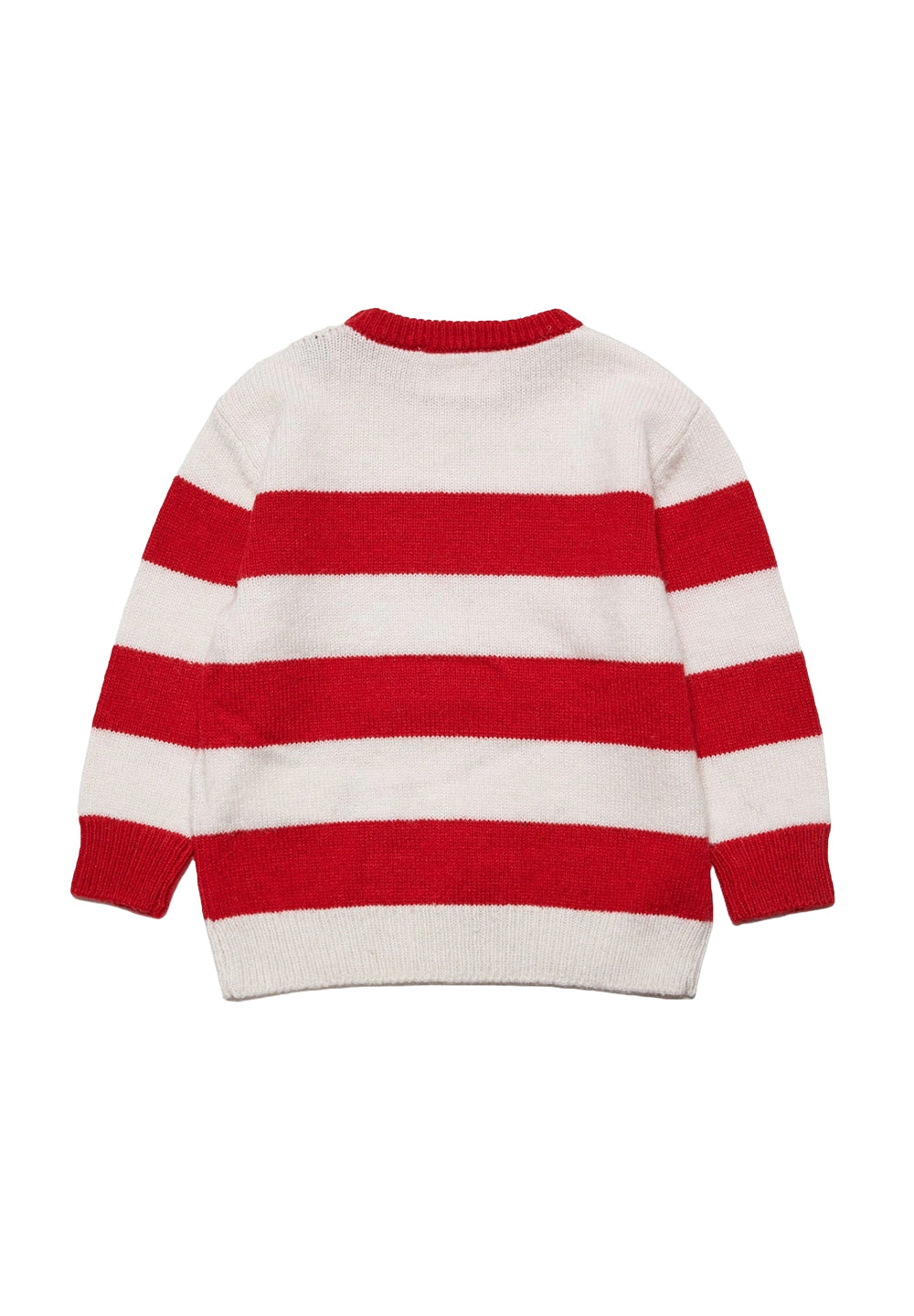 Newborn cream-red sweater