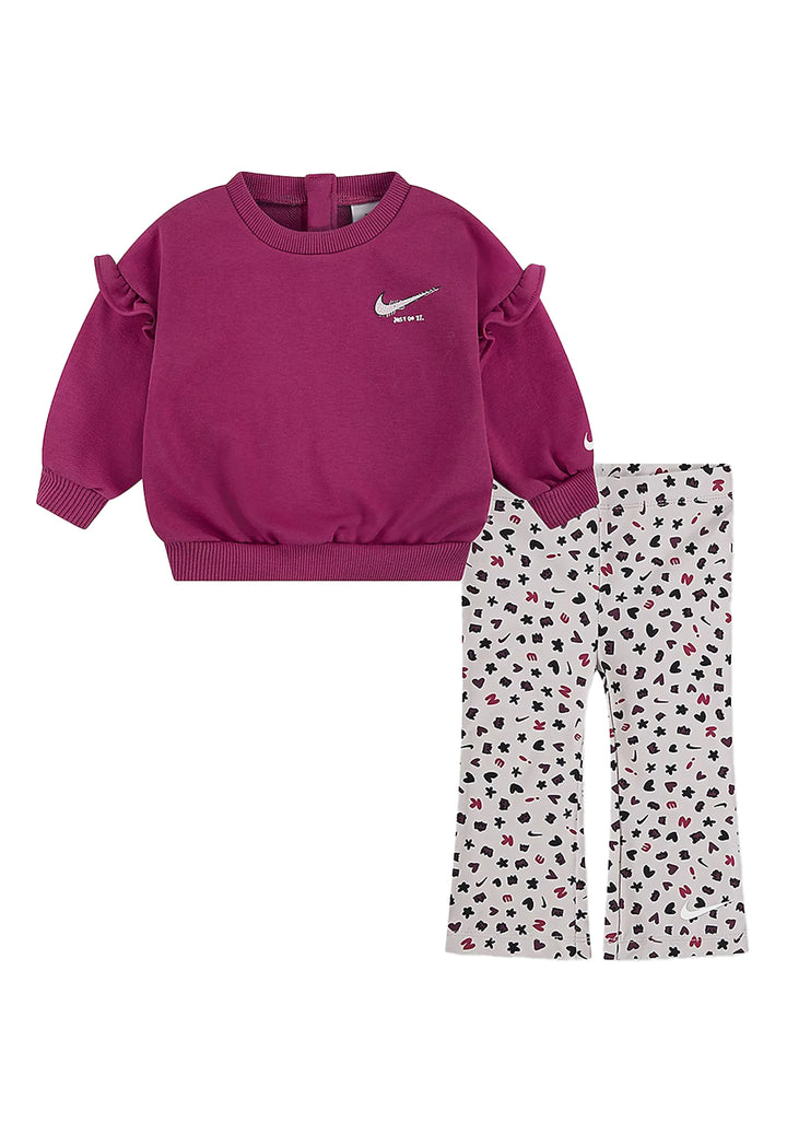 Completo fuxia per neonata