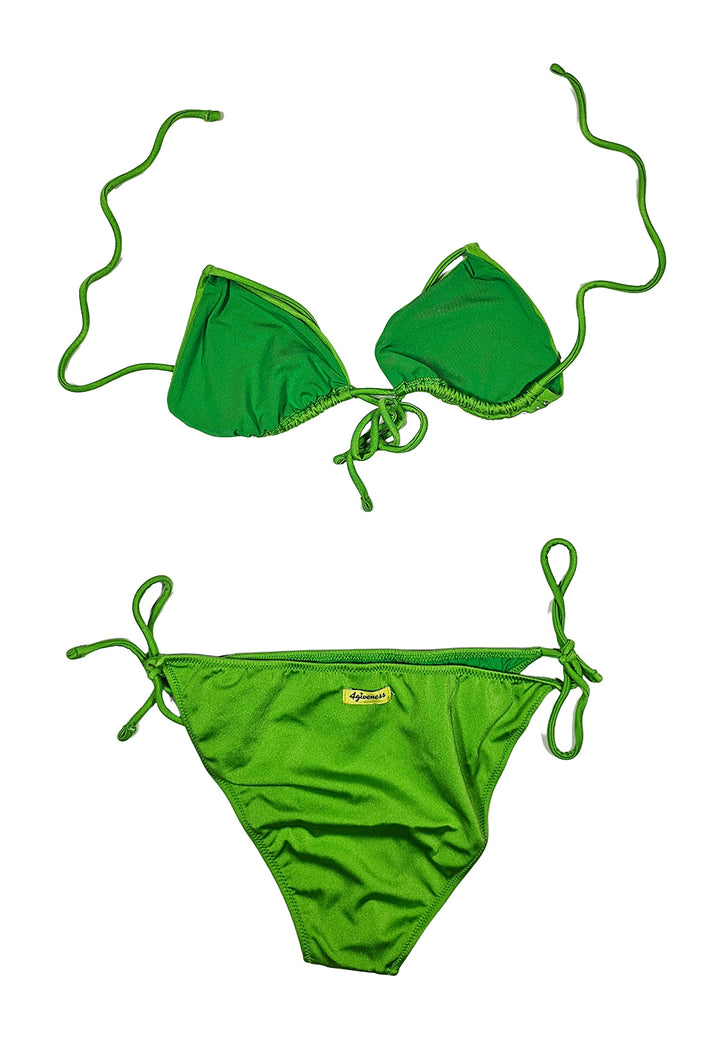Costume bikini verde per bambina