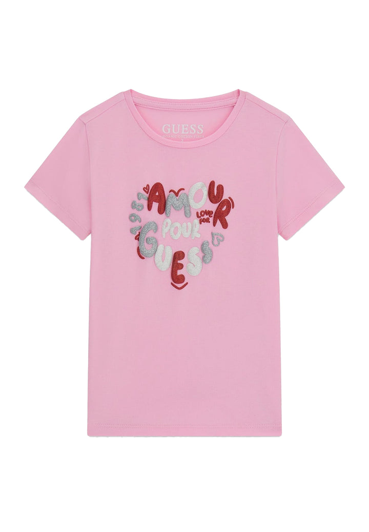 T-shirt rosa per bambina
