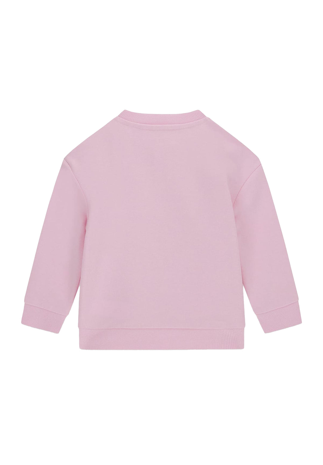 Felpa zip rosa per bambina