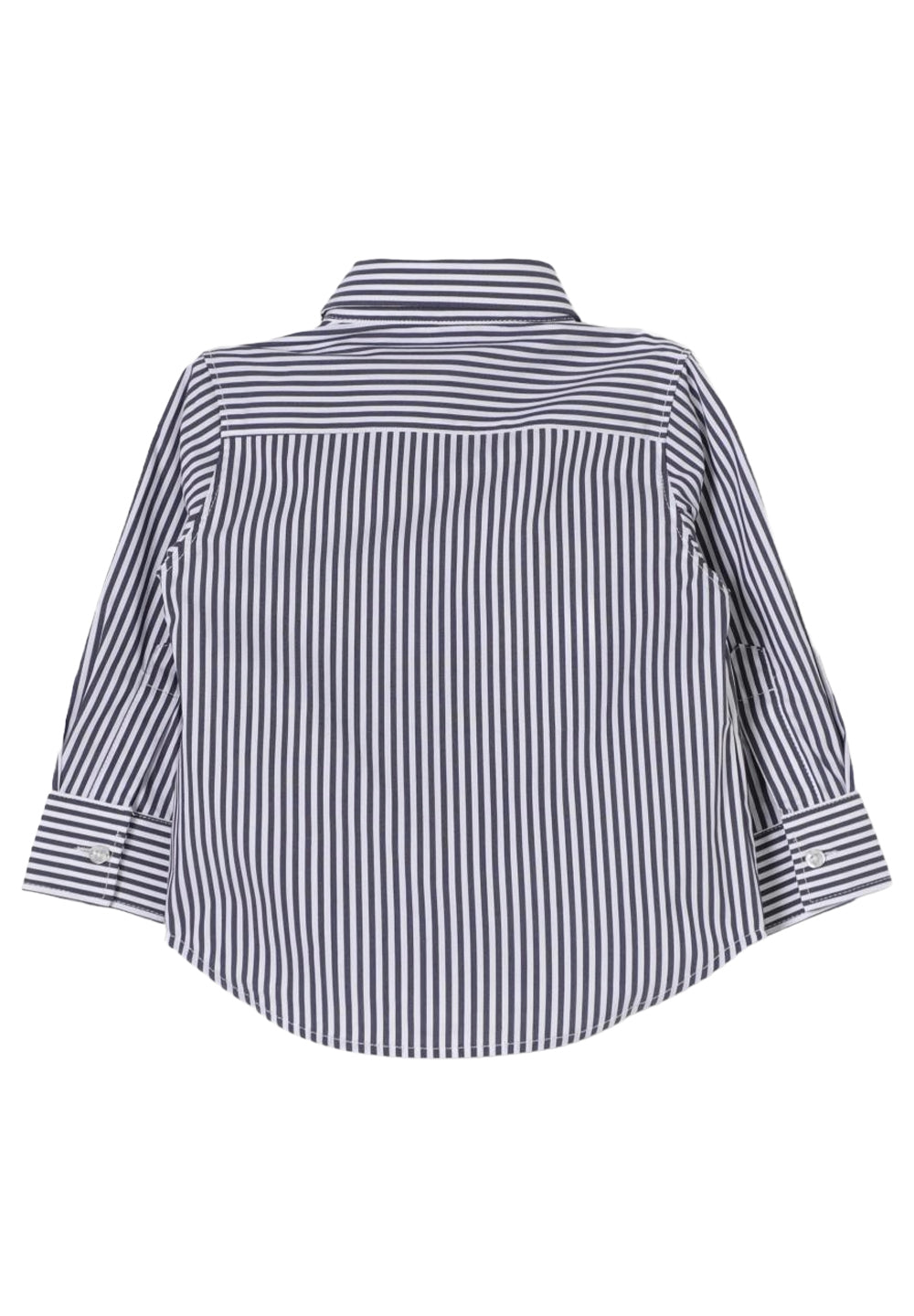 Camicia a righe bianco-blu per neonato