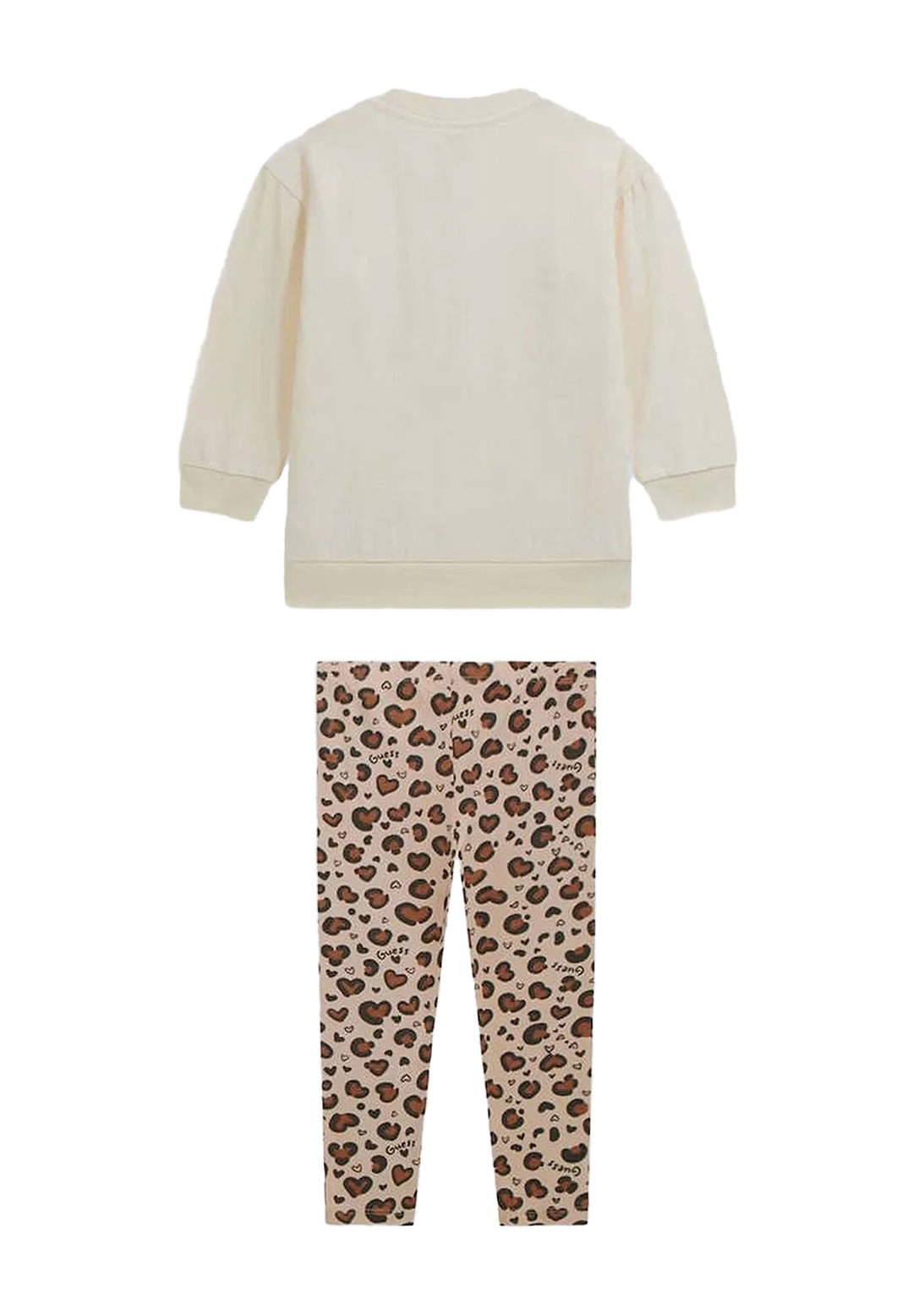 Completo beige per bambina