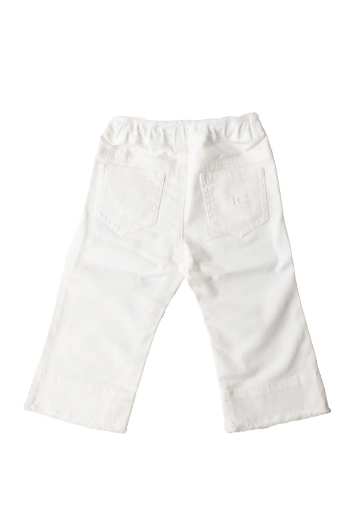Pantalone bianco per bambina