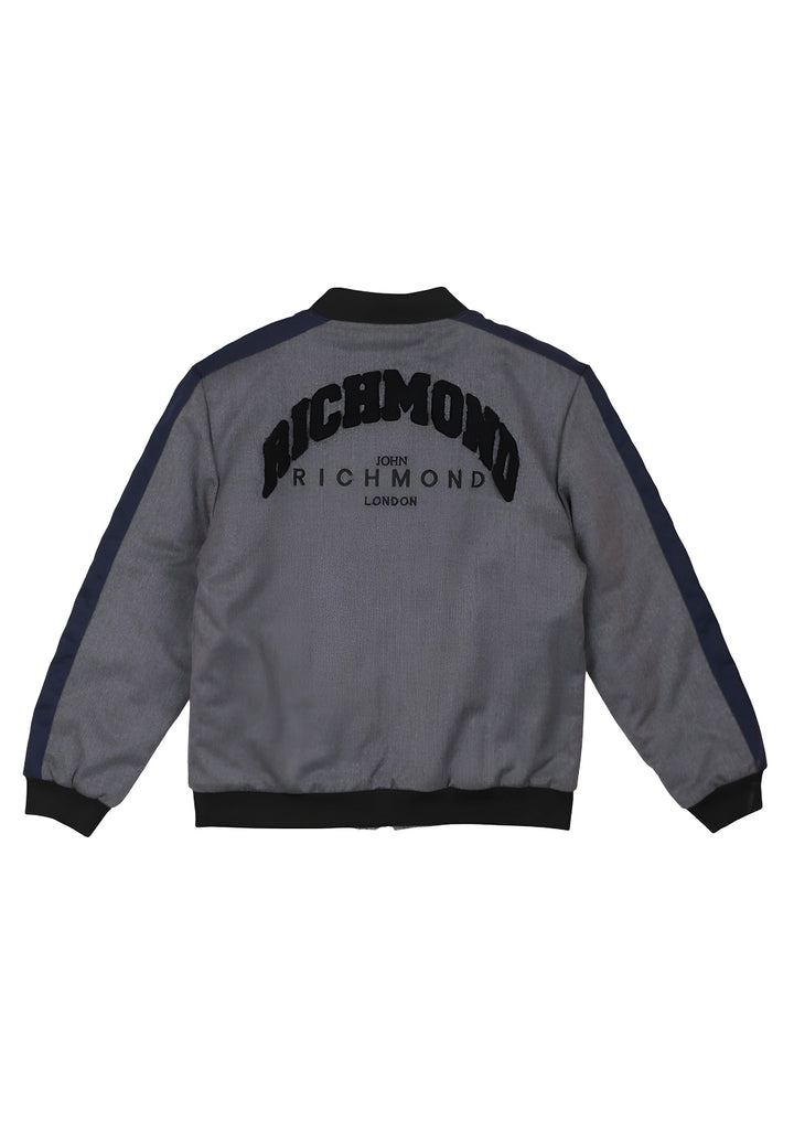 Giubbotto bomber grigio per bambino