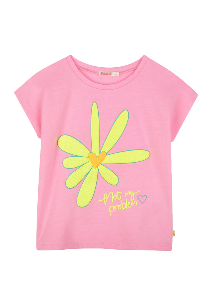 T-shirt rosa per bambina