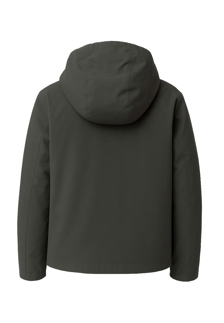 Giubbotto reversibile verde-nero per bambino