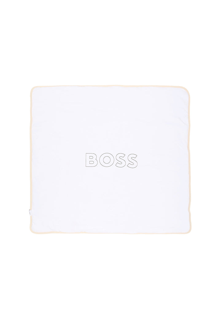 Coperta ciniglia beige per neonato