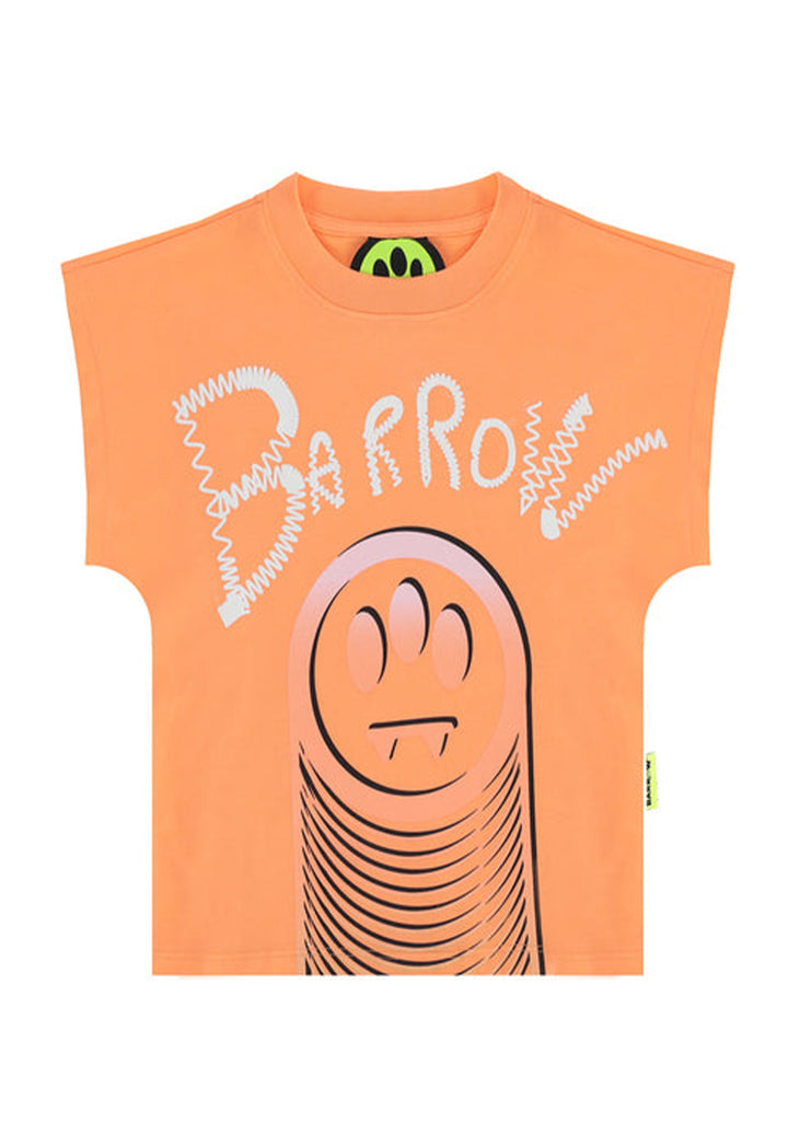 Orangefarbenes Tanktop für Mädchen