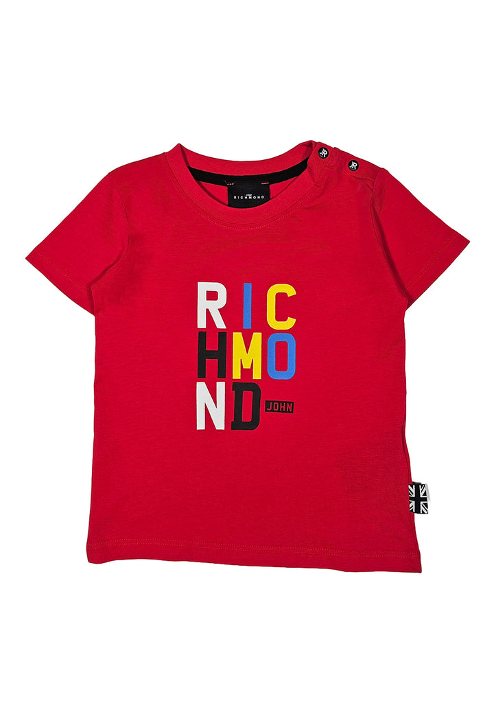 T-shirt rossa per neonato