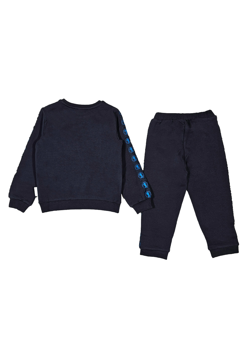 Blaues Sweatshirt-Set für Neugeborene