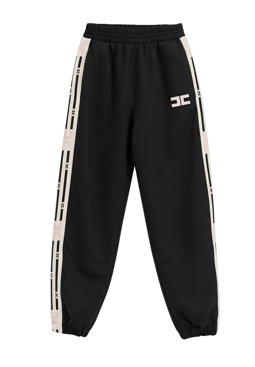 Pantalone felpa nero per bambina