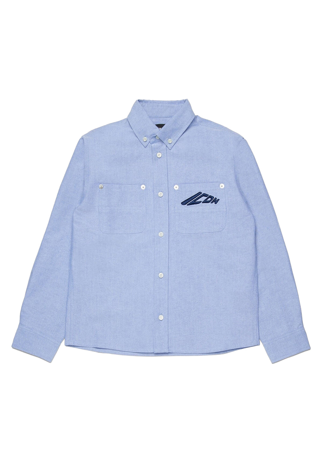 Camicia denim celeste per bambino