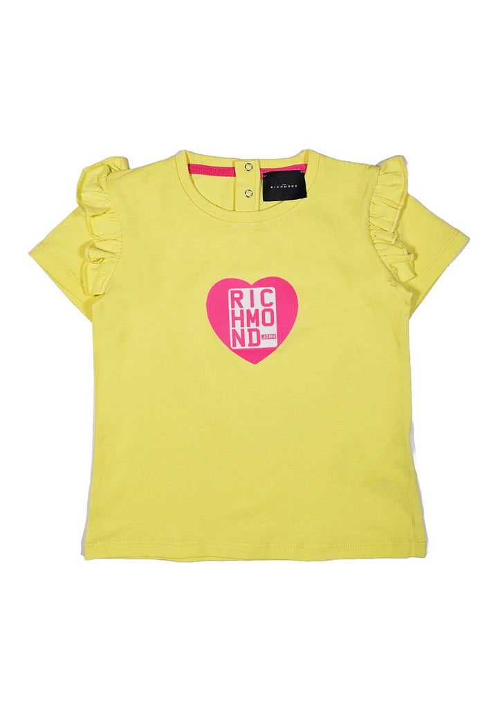 T-shirt gialla per bambina