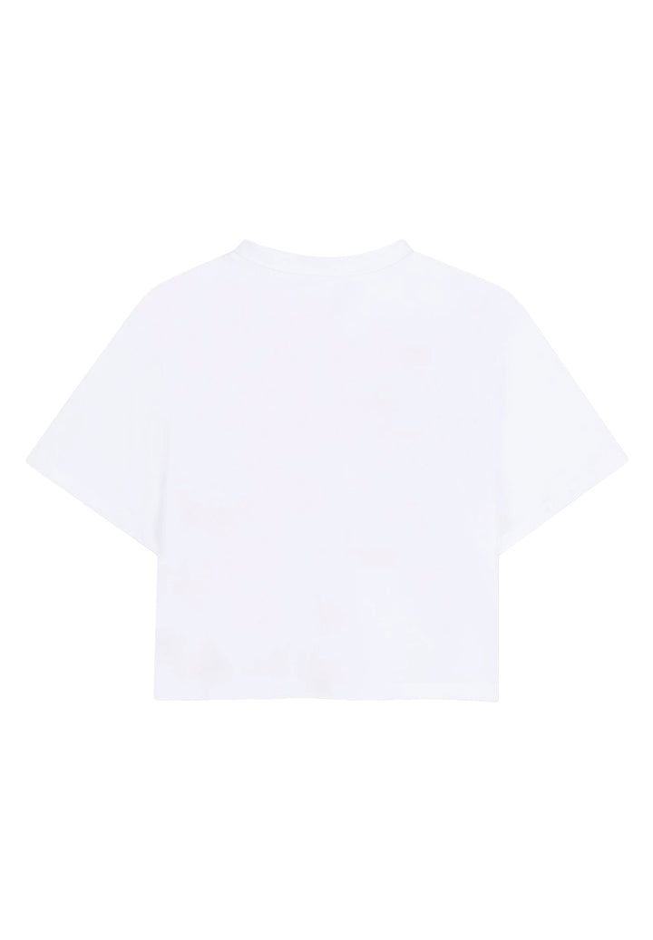 T-shirt bianca per bambina