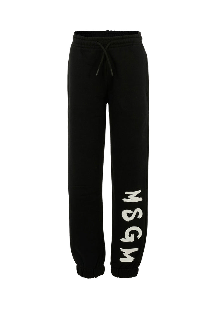 Pantalone felpa nero per bambino