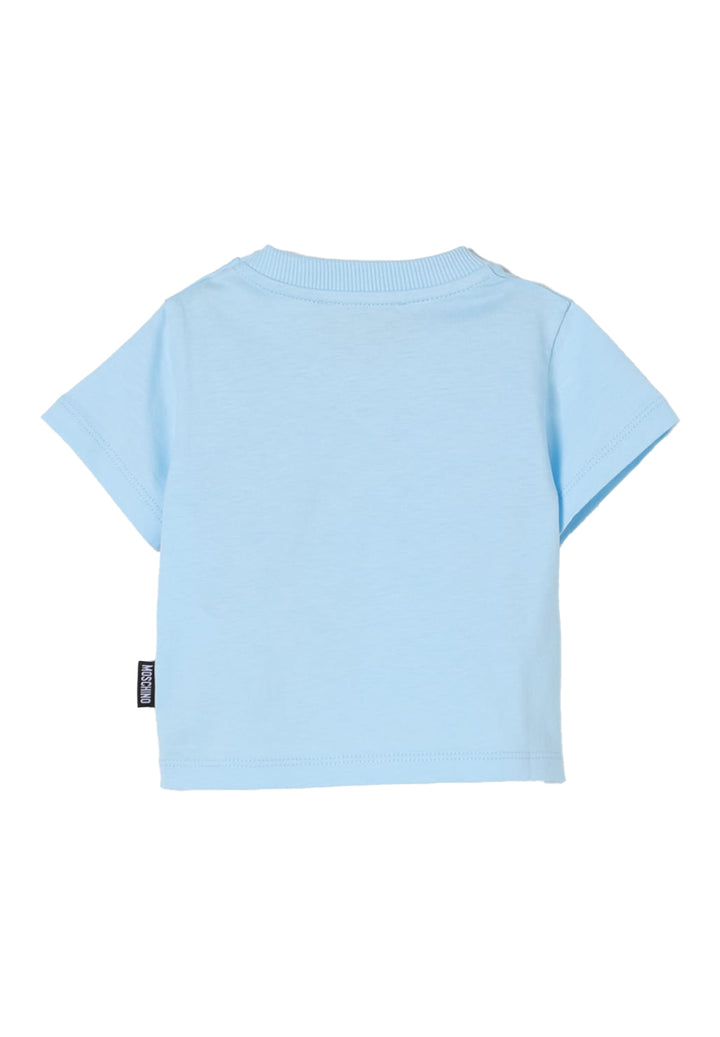 T-shirt celeste per neonato
