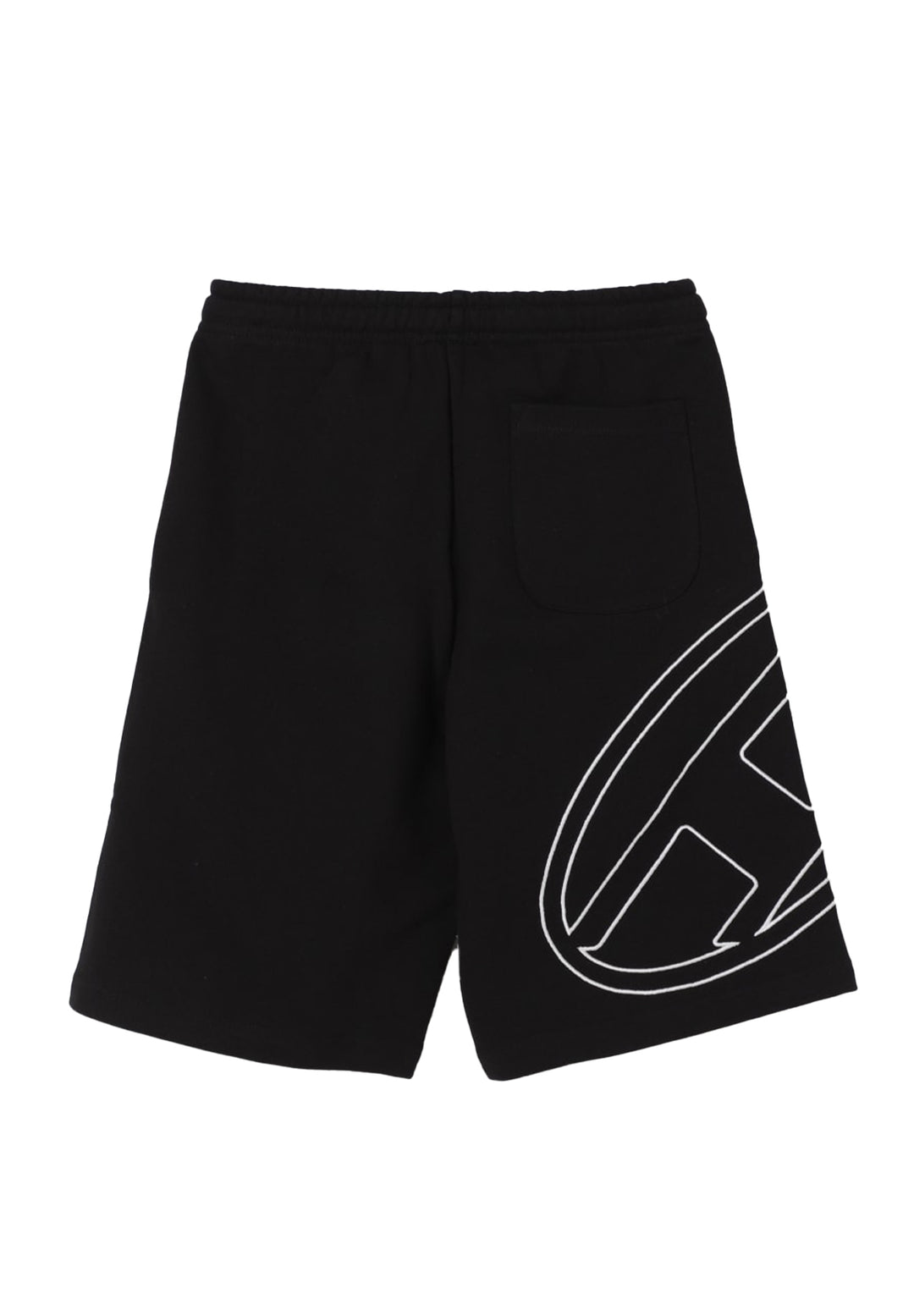 Bermuda felpa nero per bambino