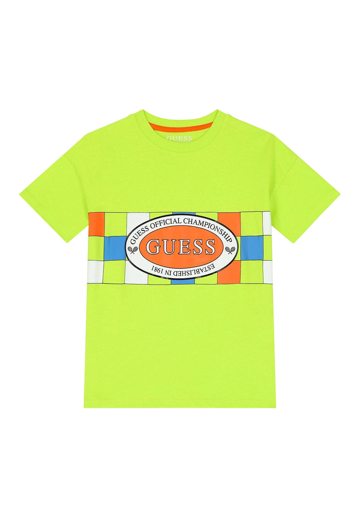 T-shirt giallo fluo per bambino