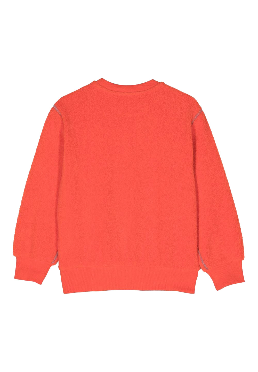 Orangefarbenes Rundhals-Sweatshirt für Jungen