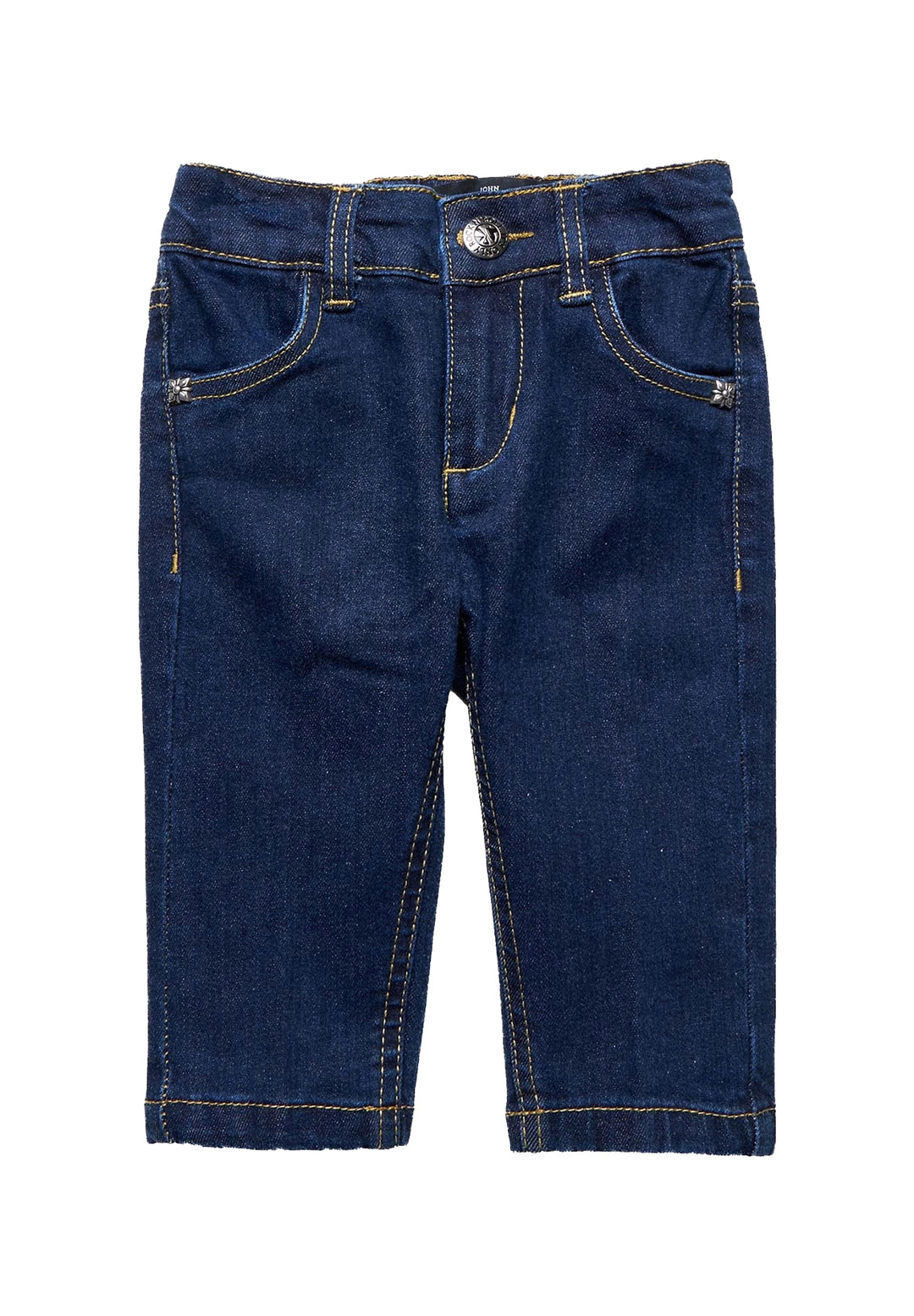 Jeans blu denim per neonata