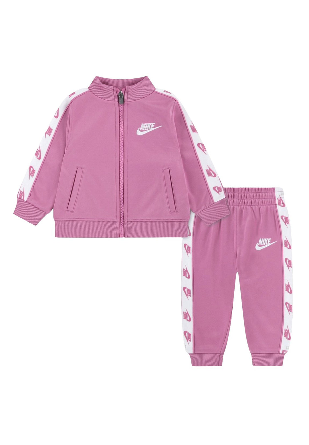 Completo felpa rosa per bambina