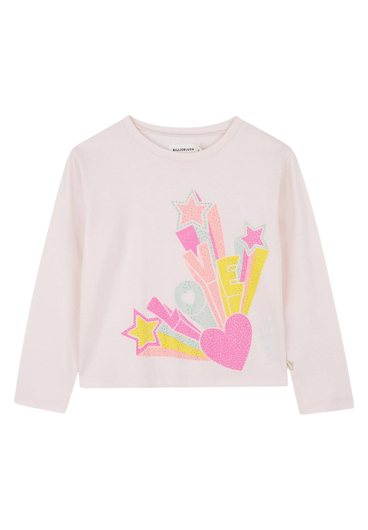 T-shirt rosa per bambina