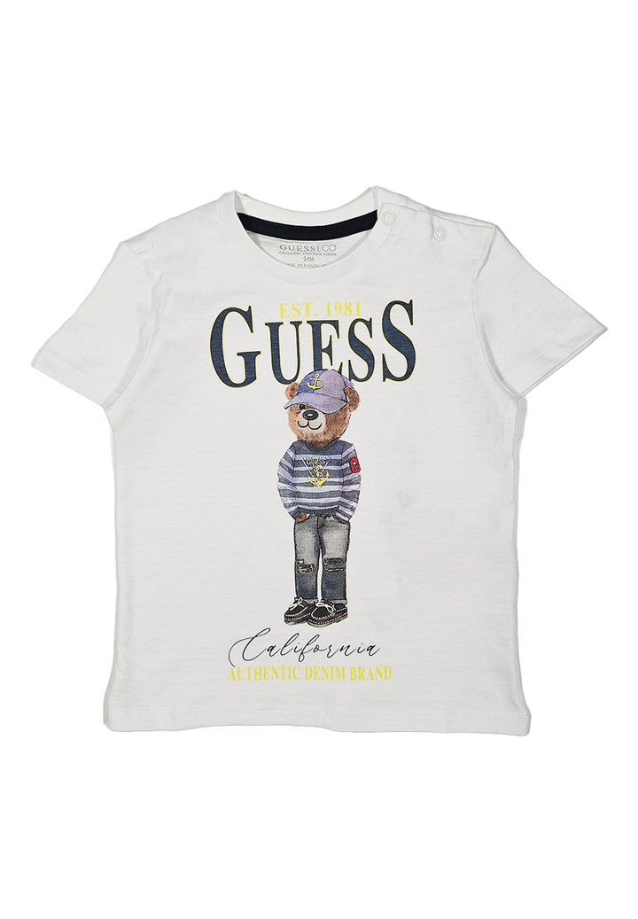 T-shirt bianca per bambino