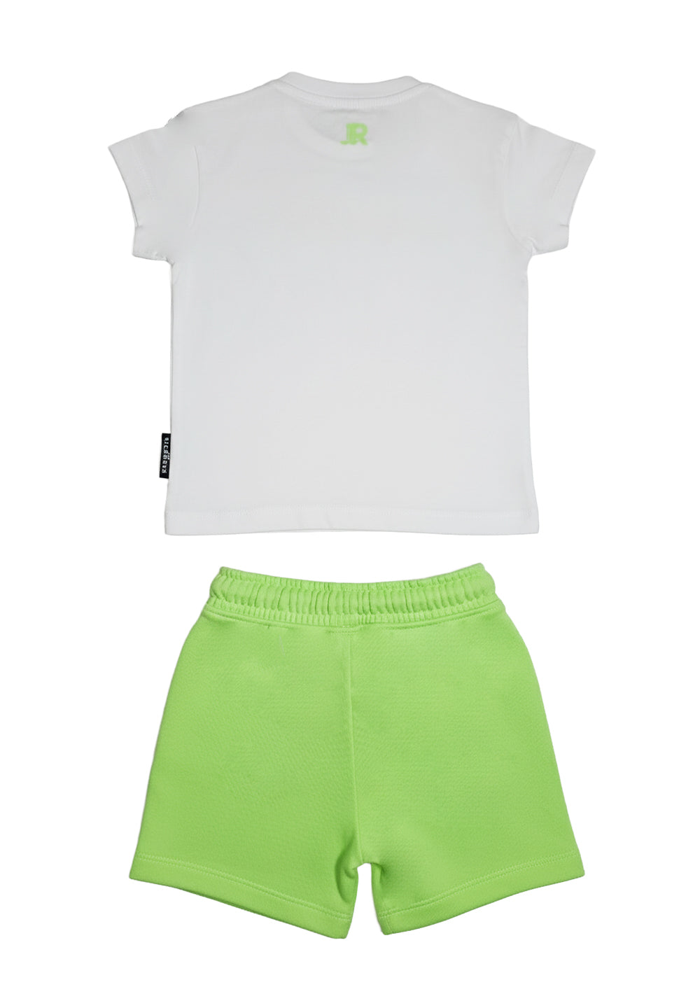 Completo bianco-verde per neonato