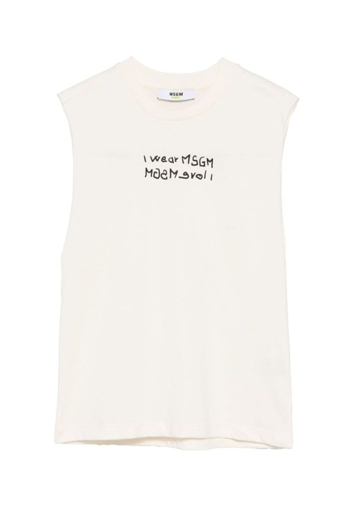 Canotta crema per bambino